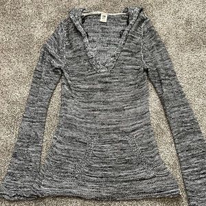 ROXY knit hoodie pullover